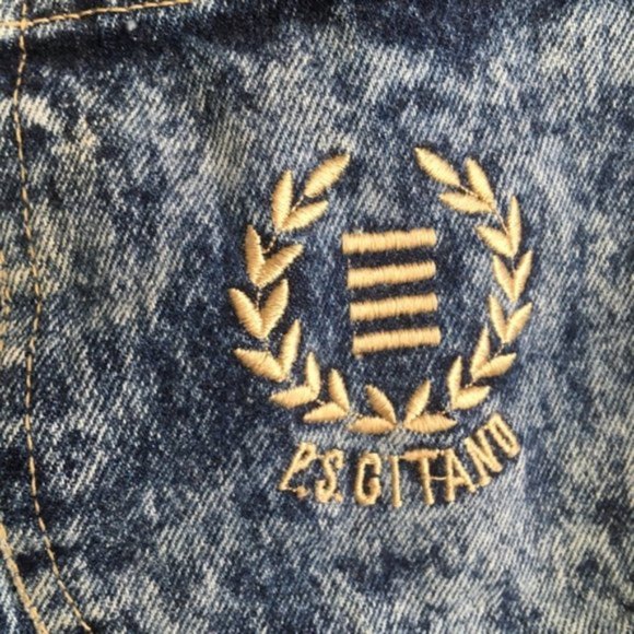 VTG PS Gitano Acid Wash Mom Jeans Size 16 100% Cotton - Picture 5 of 7